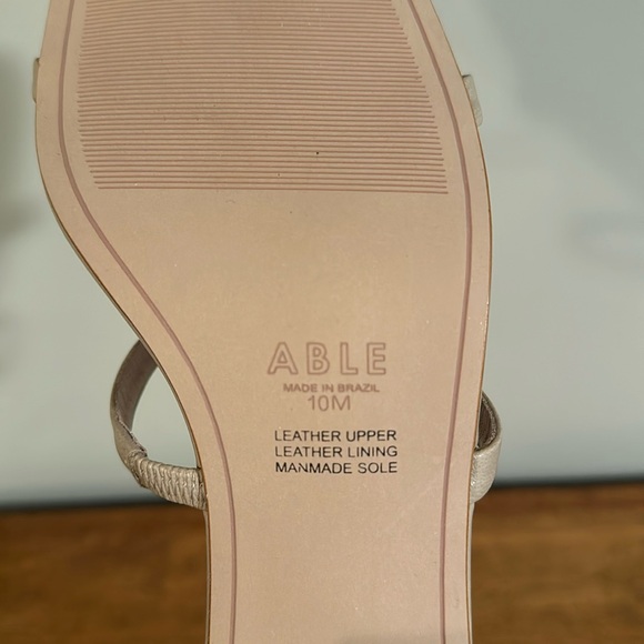 ABLE Block Heel Sandals NWT - Picture 7 of 9